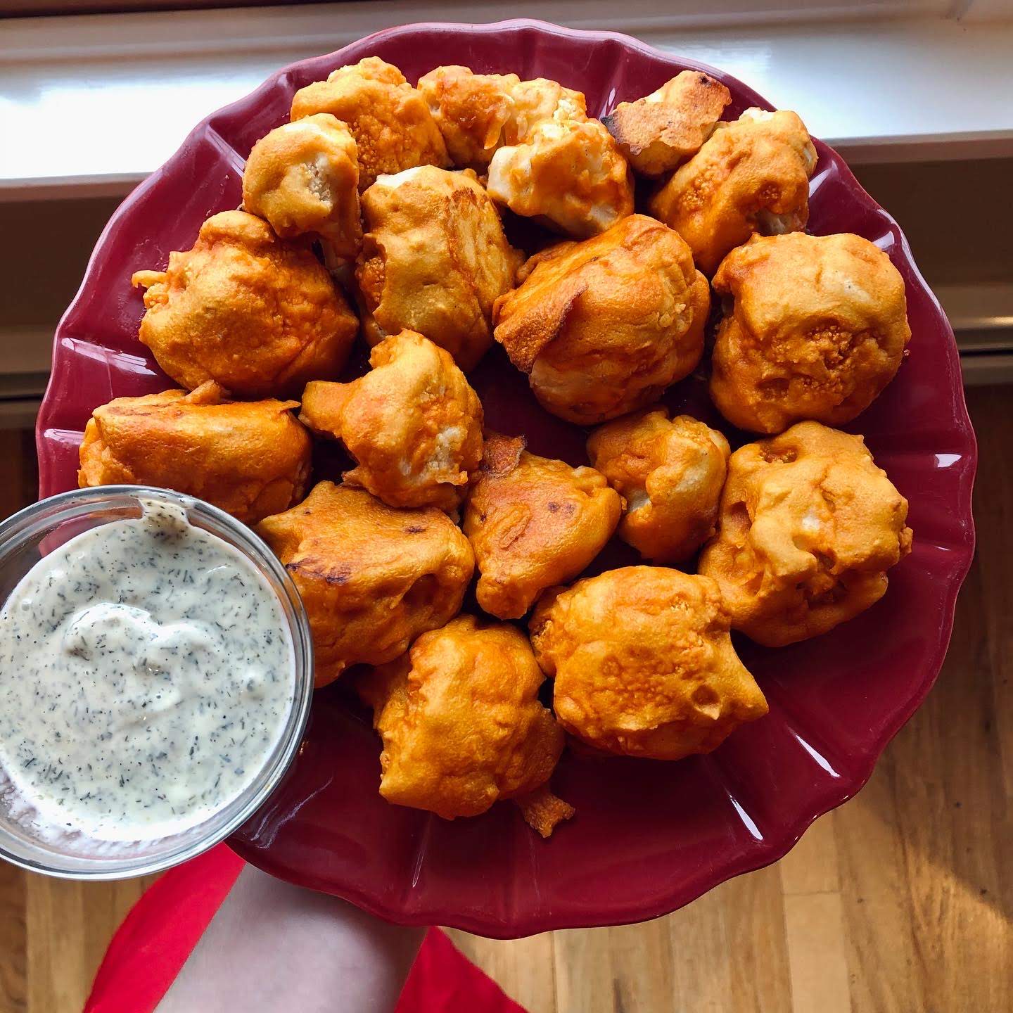 Vegan Buffalo Cauliflower Wings - Lifestyles By Liz
