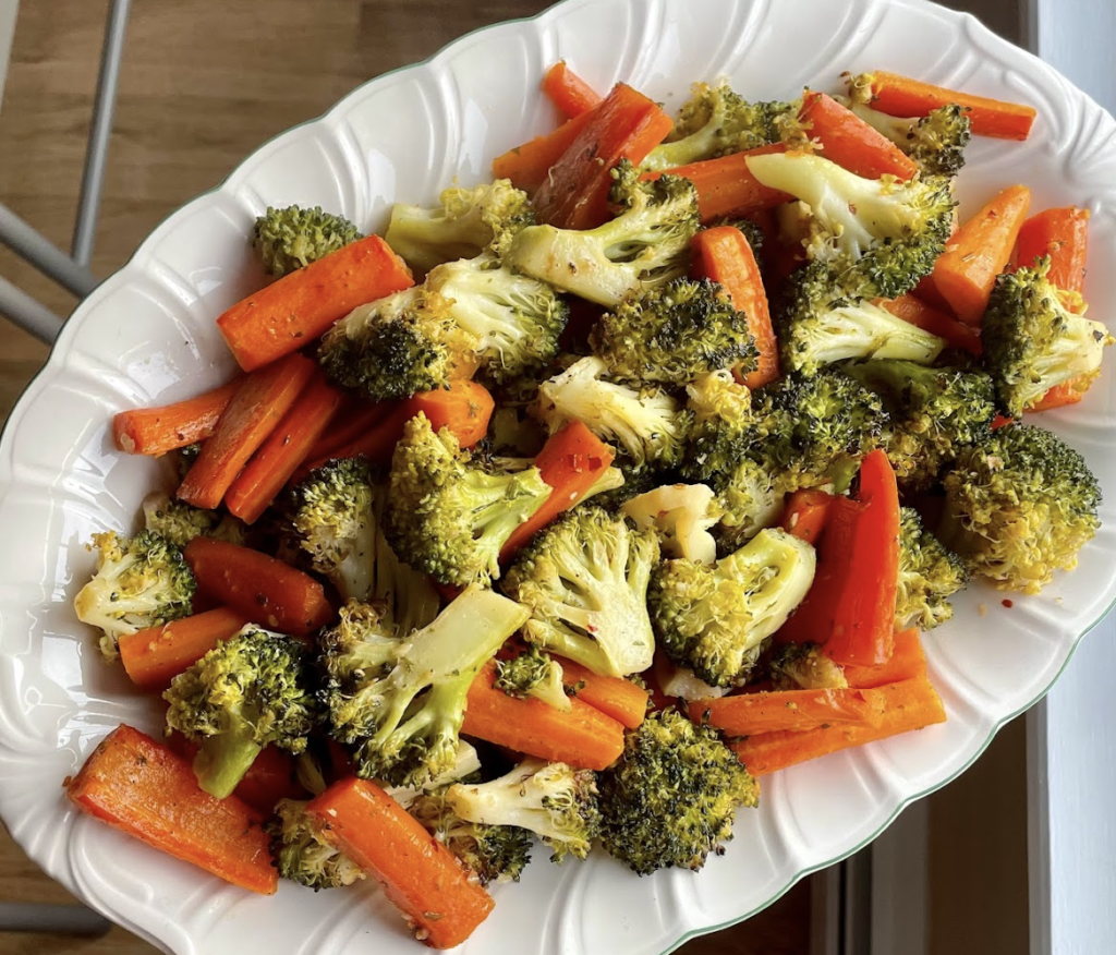 Roasted Broccoli & Carrot Medley Lifestyles By Liz